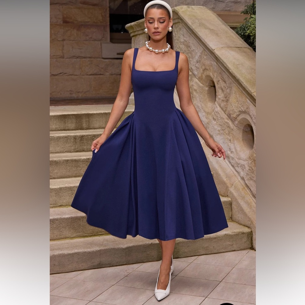 Baby boo dress, Color: Navy blue. Size:S